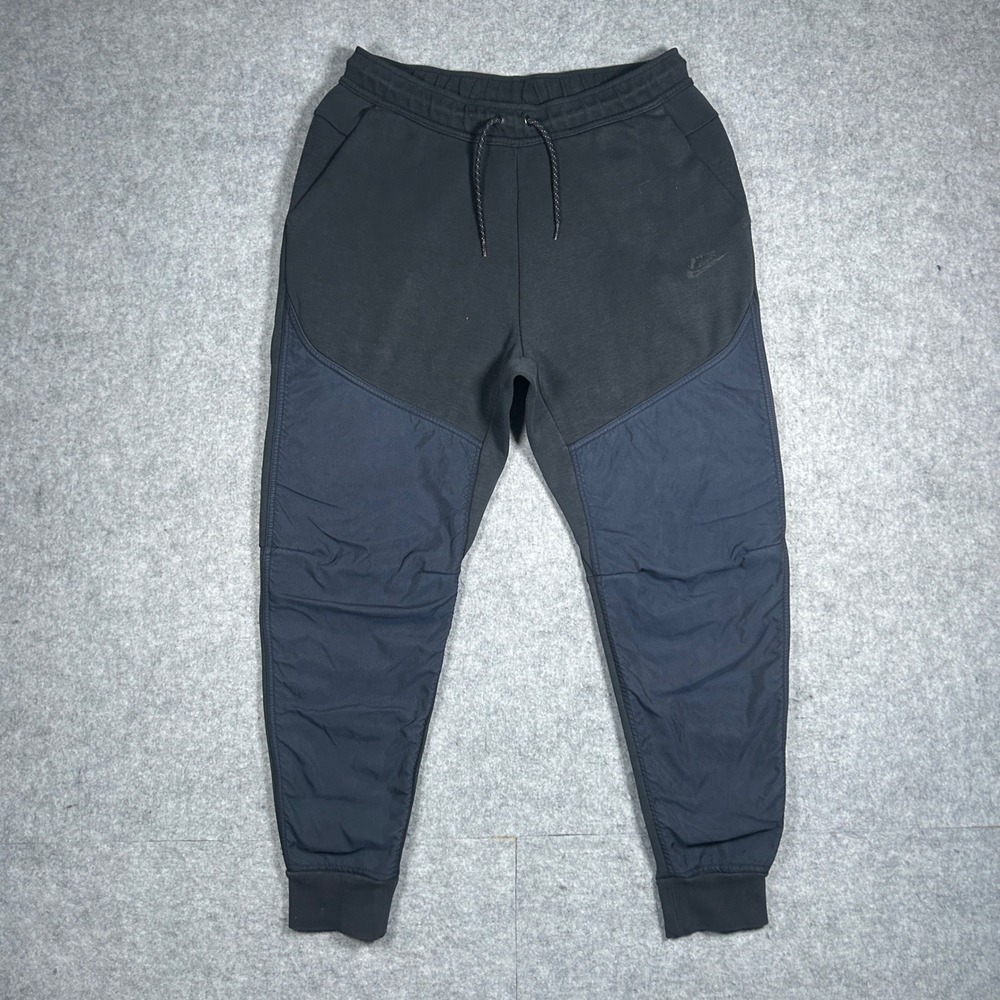 Nike sportswear tech fleece‎ sweatpants Men Medium Black hybrid DR6171-010